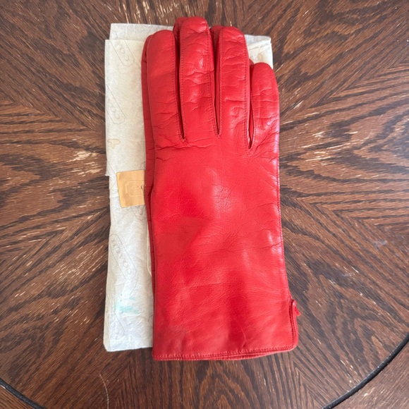 Coach Red Leather Accessory - Picture 2 of 6